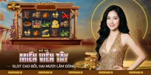 Nổ hũ Miền Viễn Tây Xocdia88 với lưới quay chủ đề cao bồi