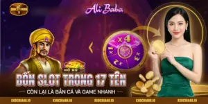 Sảnh nổ hũ JILI Xocdia88 với màn giới thiệu slot Ali Baba và vòng xoay hệ số