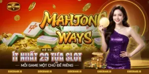 Sảnh nổ hũ PG Xocdia88 với màn Mahjong Ways, quân mạt chược và xu vàng
