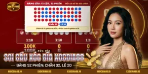 Soi cầu xóc đĩa Xocdia88 qua bảng chấm chẵn lẻ của các phiên gần nhất